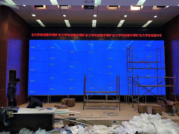 会议厅无缝液晶拼接屏嵌入式安装