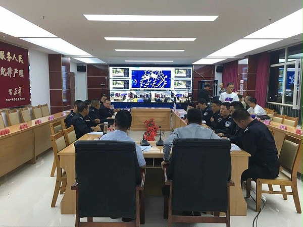 中亿睿液晶拼接屏助力青海铜仁市公安局视频会议拼接屏项目顺利竣工