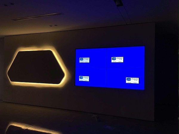 中亿睿拼接屏助力河北石家庄中山里项目展厅打造科技感展厅