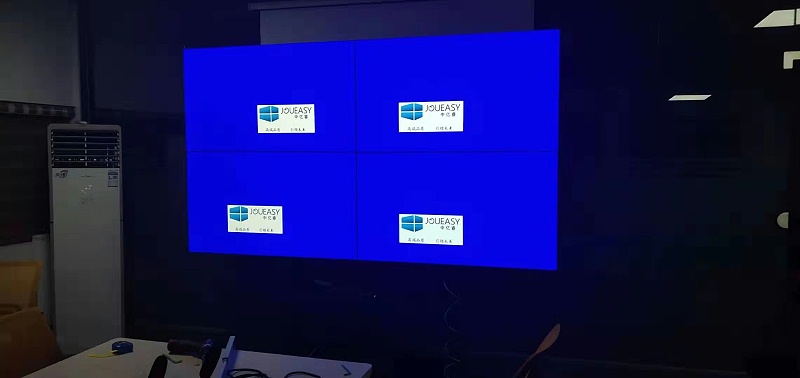华南农业大学省钢铁研究所55寸液晶拼接屏2X2单元拼接