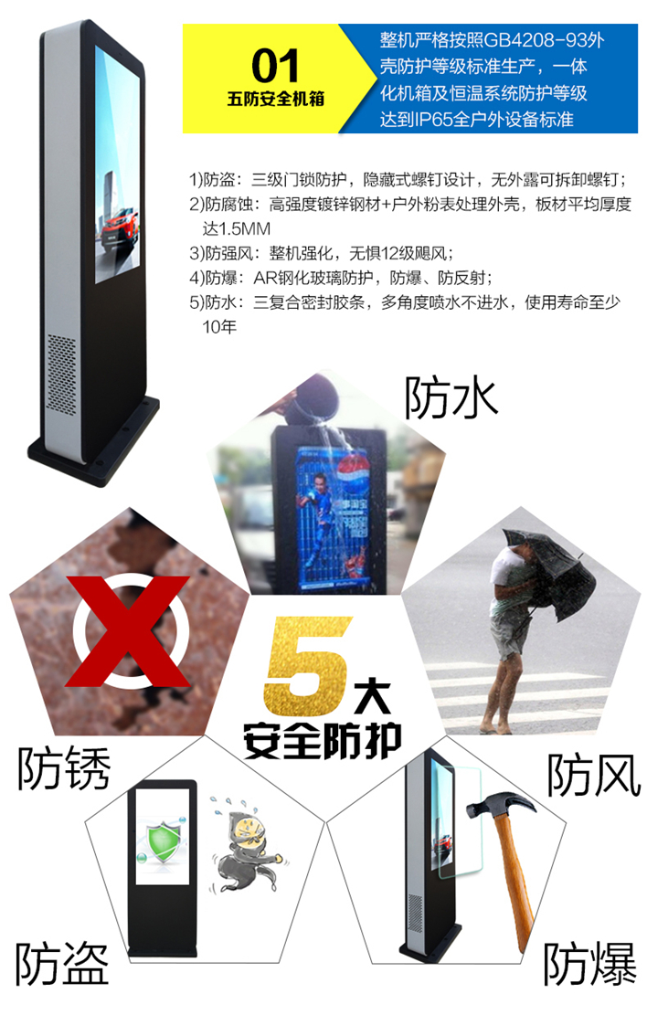 户外广告机