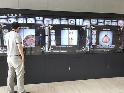中亿睿55寸液晶拼接屏系统助力河南洛阳博物馆“河洛文明展”