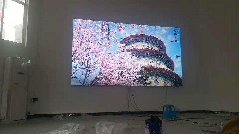 49寸液晶拼接屏安装效果图