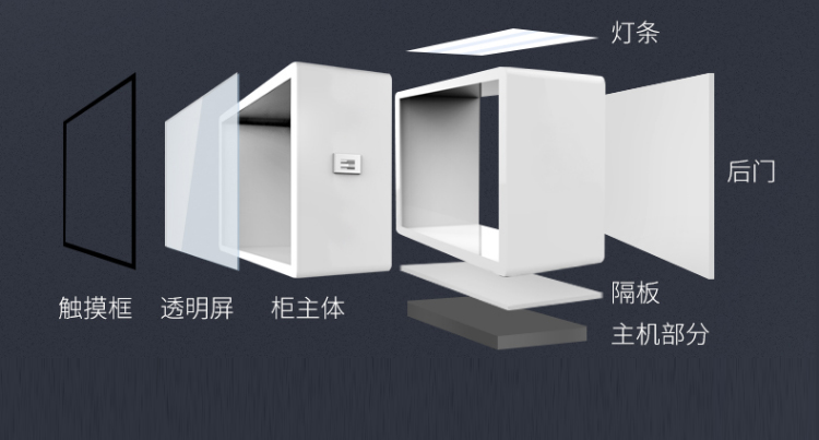 透明展示柜16