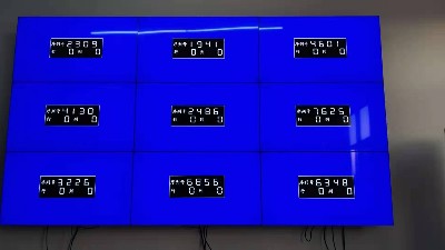 中亿睿49寸液晶拼接屏应用河南省沁润泽环保科技股份有限公司会议系统